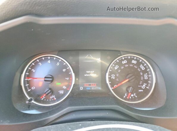 2T3P1RFV8LC119256 2020 TOYOTA RAV4 Серый Вид щитка приборов