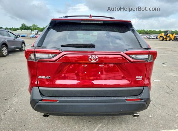 2T3P1RFV8LW133494 2020 TOYOTA RAV4 Red Rear view