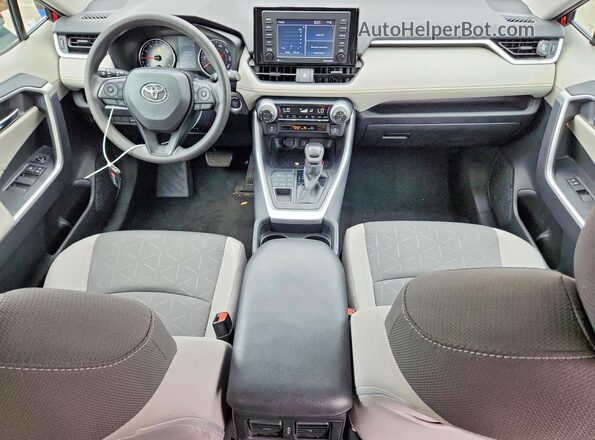 2T3P1RFV8LW133494 2020 TOYOTA RAV4 Red Dashboard view