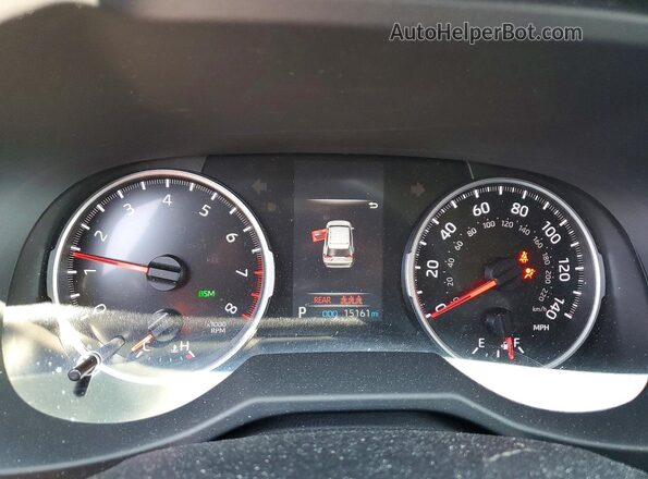 2T3P1RFV8MC163565 2021 TOYOTA RAV4 Gray Вид щитка приладів