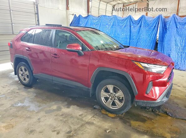 2T3P1RFV8NW294804 2022 TOYOTA RAV4 Maroon Передня права чверть