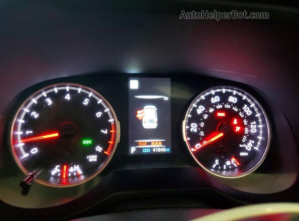 2T3P1RFV8NW294804 2022 TOYOTA RAV4 Maroon Вид щитка приладів