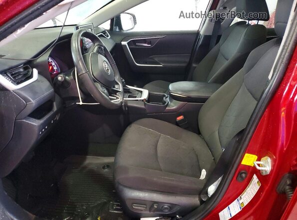 2T3P1RFV8NW294804 2022 TOYOTA RAV4 Maroon Вид салону спереду