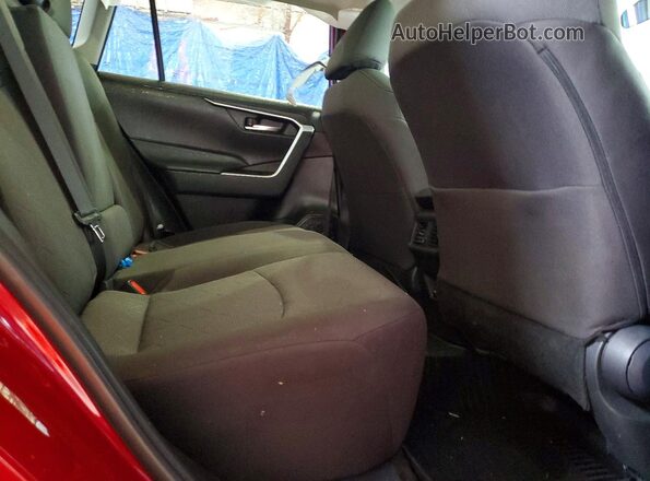 2T3P1RFV8NW294804 2022 TOYOTA RAV4 Maroon Вид задньої частини салону