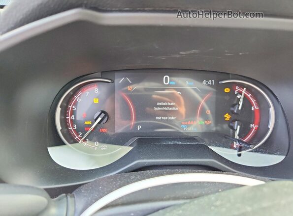2T3P1RFV8SC580259 2025 TOYOTA RAV4 Серебряный Вид щитка приборов