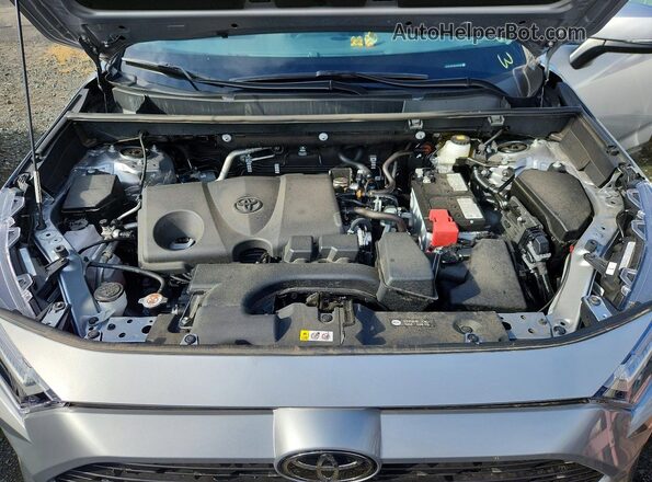 2T3P1RFV8SC580259 2025 TOYOTA RAV4 Серебряный Вид подкапотного пространства