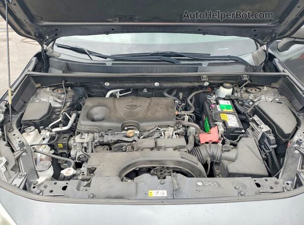 2T3P1RFV9LC078698 2020 TOYOTA RAV4 Gray ძრავის განყოფილების ხედი