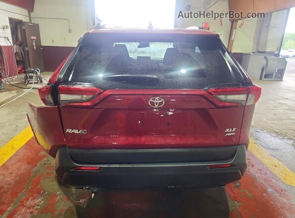 2T3P1RFVXSW508204 2025 TOYOTA RAV4 Red Вид ззаду