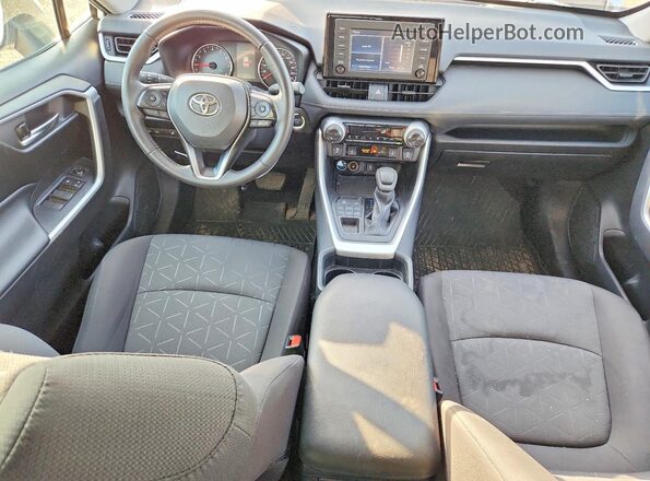2T3R1RFV0MW156052 2021 TOYOTA RAV4 White Widok deski rozdzielczej