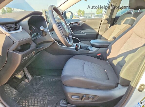 2T3R1RFV0MW156052 2021 TOYOTA RAV4 White Widok wnętrza z przodu