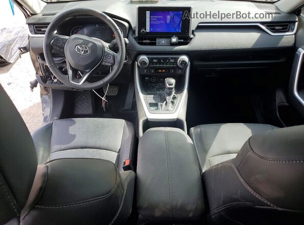 2T3R1RFVXRC416076 2024 TOYOTA RAV4 Black Առջևի վահանակի տեսք