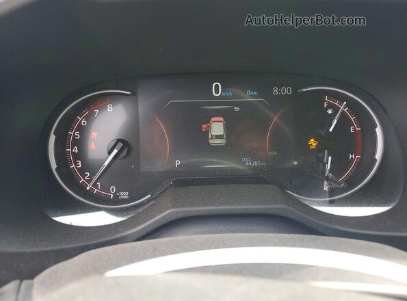 2T3R1RFVXRC416076 2024 TOYOTA RAV4 Black Սարքավորումների վահանակի տեսք