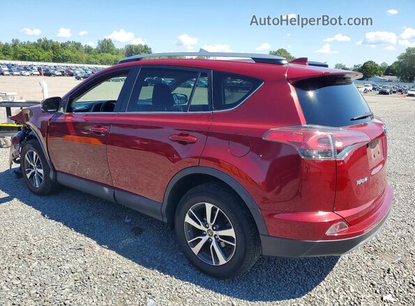 2T3RFREV1JW741219 2018 TOYOTA RAV4 Maroon Հետևի ձախ