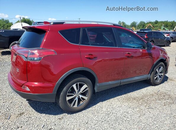 2T3RFREV1JW741219 2018 TOYOTA RAV4 Maroon Հետևի աջ