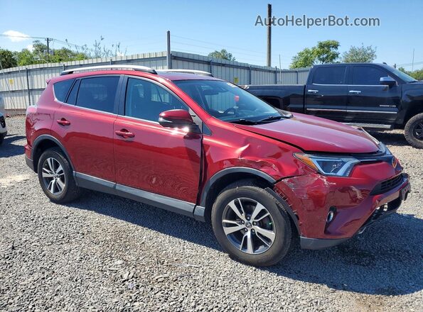 2T3RFREV1JW741219 2018 TOYOTA RAV4 Maroon Առջևի աջ
