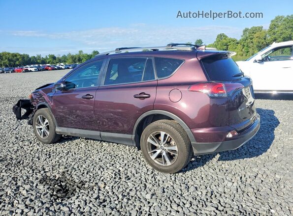 2T3RFREV2JW770230 2018 TOYOTA RAV4 Burgundy Задня ліва чверть