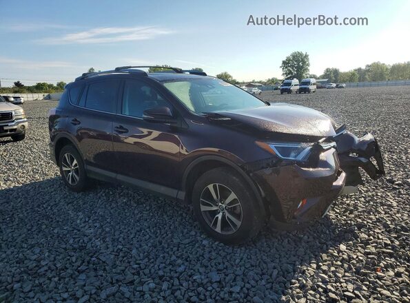2T3RFREV2JW770230 2018 TOYOTA RAV4 Burgundy Передня права чверть