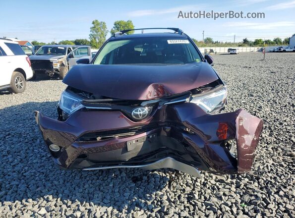 2T3RFREV2JW770230 2018 TOYOTA RAV4 Burgundy Вид спереду