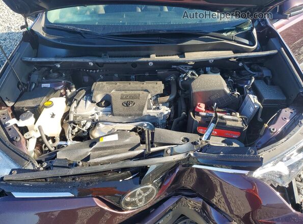 2T3RFREV2JW770230 2018 TOYOTA RAV4 Burgundy Вид підкапотного простору