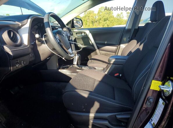2T3RFREV2JW770230 2018 TOYOTA RAV4 Burgundy Вид салону спереду