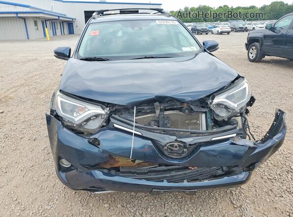 2T3RFREV3JW741089 2018 TOYOTA RAV4 Blue Front view