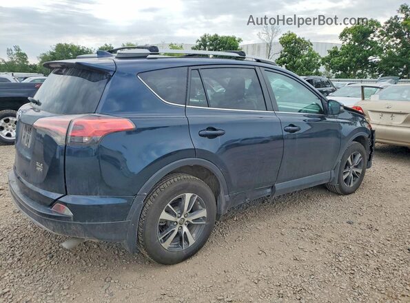 2T3RFREV3JW741089 2018 TOYOTA RAV4 Blue Rear right