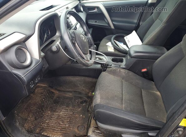 2T3RFREV3JW741089 2018 TOYOTA RAV4 Blue Front interior view