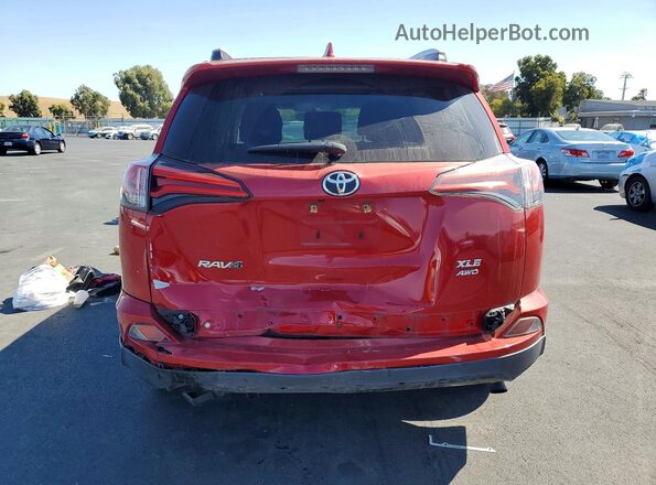 2T3RFREV4GW441540 2016 TOYOTA RAV4 Красный Вид сзади