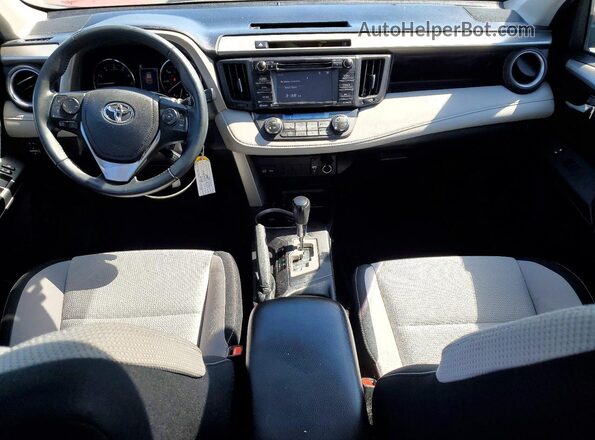 2T3RFREV4GW441540 2016 TOYOTA RAV4 Красный Вид панели приборов