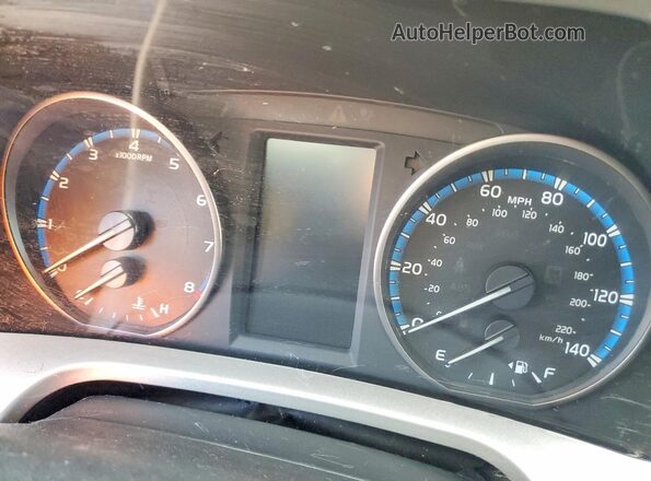 2T3RFREV4HW550193 2017 TOYOTA RAV4 Blue Widok zestawu wskaźników