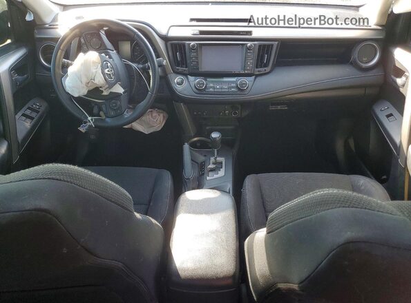 2T3RFREV4HW550193 2017 TOYOTA RAV4 Blue Widok deski rozdzielczej