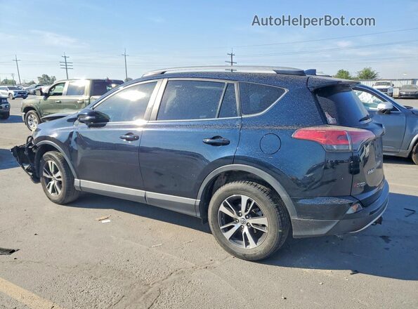 2T3RFREV4HW550193 2017 TOYOTA RAV4 Blue Tył lewy