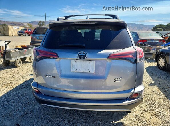 2T3RFREV4HW692060 2017 TOYOTA RAV4 Silver Հետևի տեսք