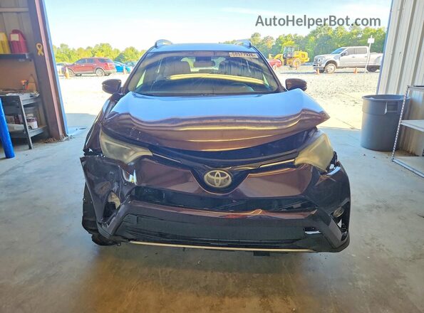 2T3RFREV7JW748126 2018 TOYOTA RAV4 Burgundy Вид спереду