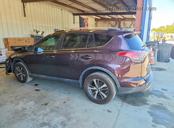 2T3RFREV7JW748126 2018 TOYOTA RAV4 Burgundy Задня ліва чверть