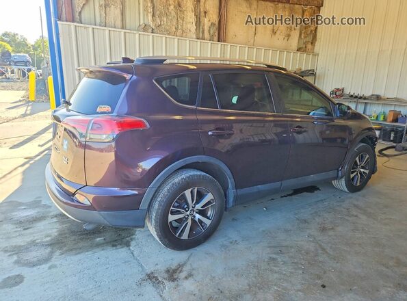 2T3RFREV7JW748126 2018 TOYOTA RAV4 Burgundy Задня права чверть