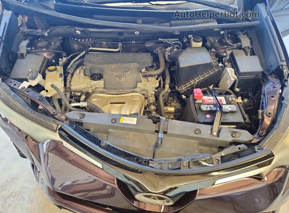 2T3RFREV7JW748126 2018 TOYOTA RAV4 Burgundy Вид підкапотного простору