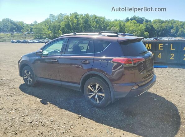 2T3RFREV8GW450113 2016 TOYOTA RAV4 Maroon Trasero izquierdo
