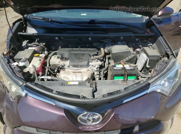 2T3RFREV8GW450113 2016 TOYOTA RAV4 Maroon Vista del compartimento del motor