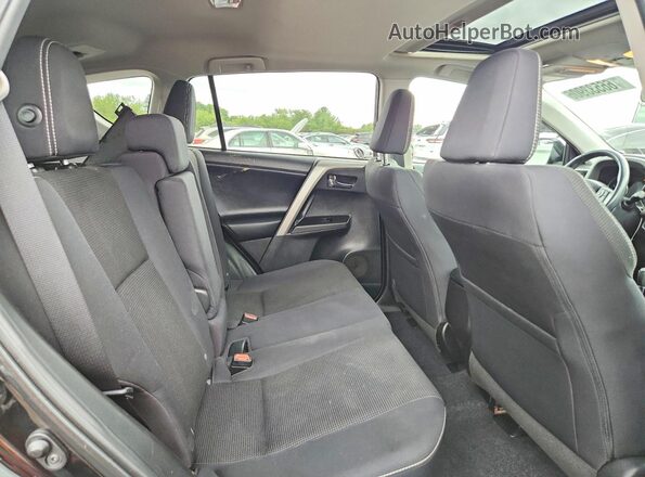 2T3RFREV8GW474055 2016 TOYOTA RAV4 Black Հետևի նստատեղերի տեսք