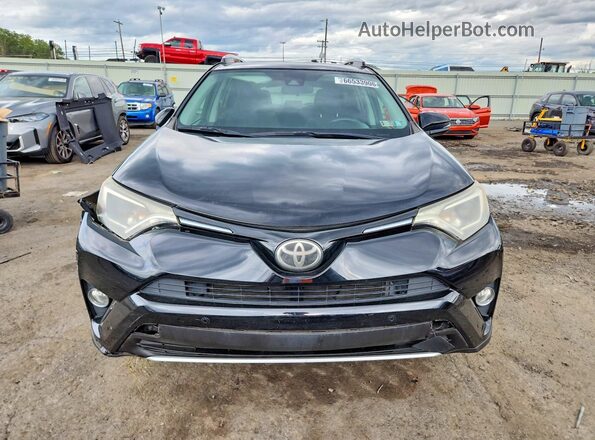 2T3RFREV8GW474055 2016 TOYOTA RAV4 Black Դիմացի տեսք