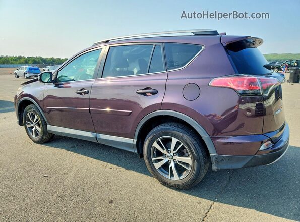 2T3RFREV8JW719332 2018 TOYOTA RAV4 Purple Задня ліва чверть