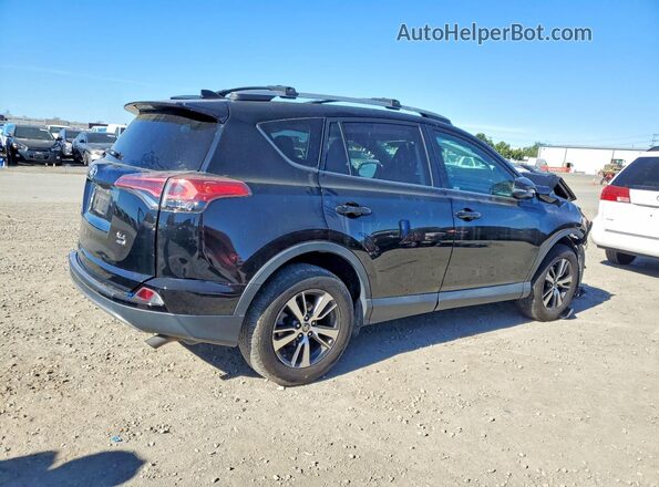 2T3RFREVXHW602507 2017 TOYOTA RAV4 Black Задня права чверть