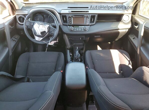 2T3RFREVXHW602507 2017 TOYOTA RAV4 Black Вид панелі приладів