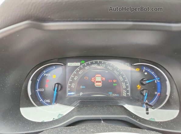 2T3RWRFV2SW288714 2025 TOYOTA RAV4 Blue Vista del cuadro de instrumentos