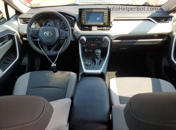 2T3RWRFV3MW128635 2021 TOYOTA RAV4 Red Dashboard view