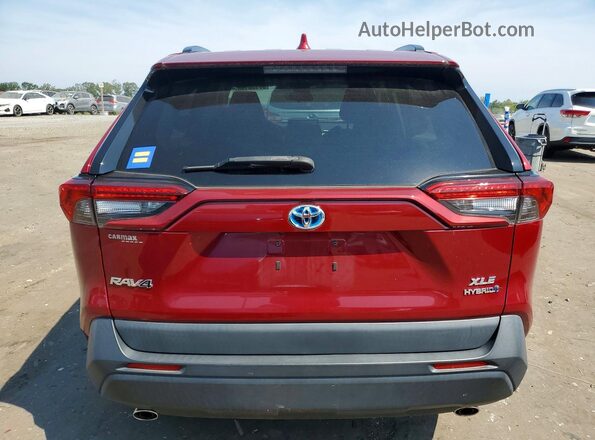 2T3RWRFV3MW128635 2021 TOYOTA RAV4 Red Rear view