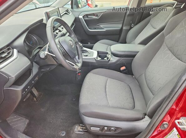 2T3RWRFV5LW101225 2020 TOYOTA RAV4 Темно-бордовый Вид салона спереди