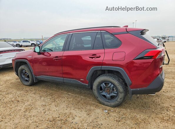 2T3RWRFV5LW101225 2020 TOYOTA RAV4 Темно-бордовый Задняя левая четверть