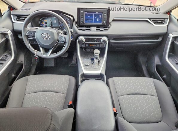 2T3RWRFV5LW101225 2020 TOYOTA RAV4 Темно-бордовый Вид панели приборов